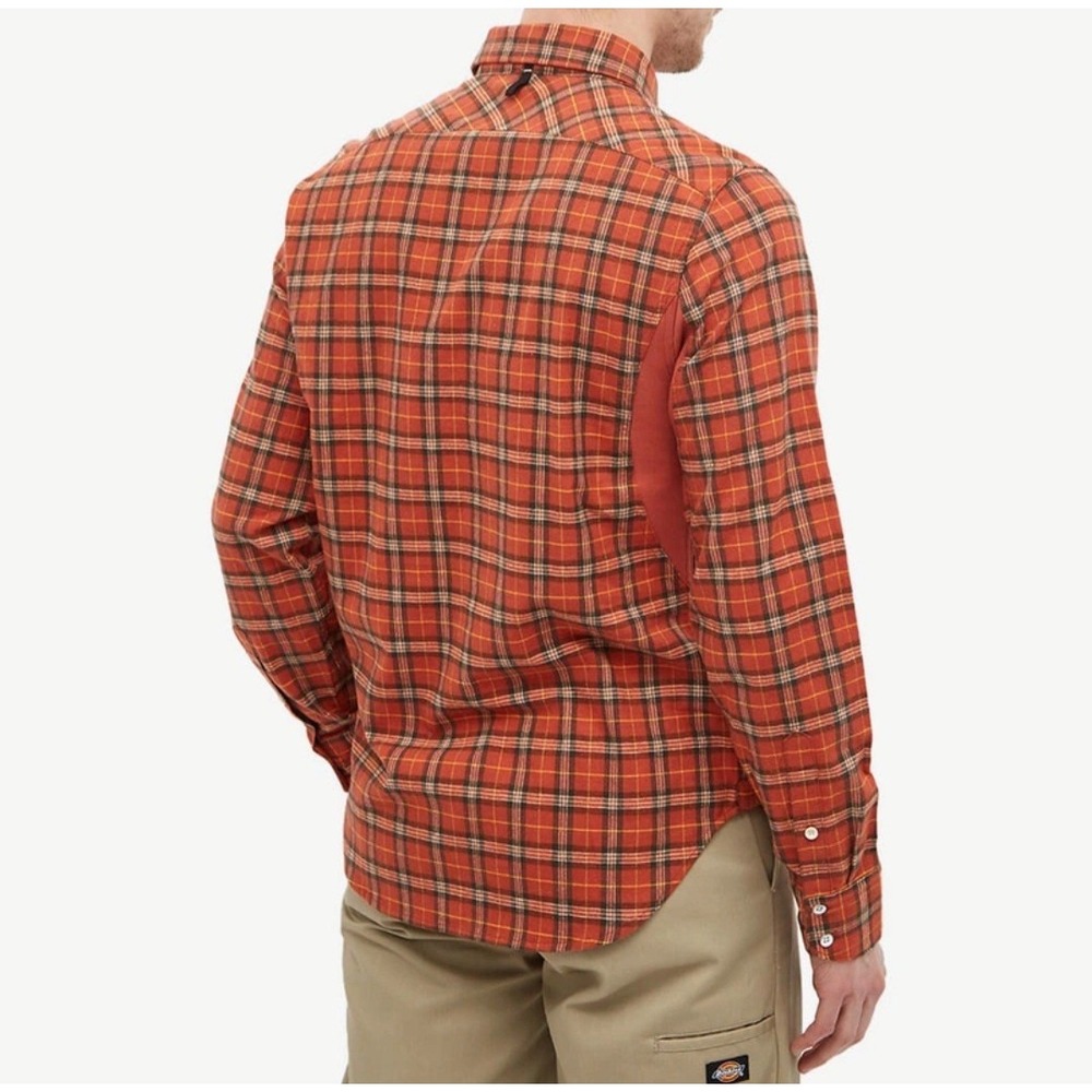 Rag And Bone Pursuit Rove Flannel Plaid Button Down Shirt Mens Large Red - Picture 2 of 13